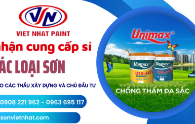 Nhận cung cấp sỉ các loại sơn cho thầu xây dựng và chủ đầu tư